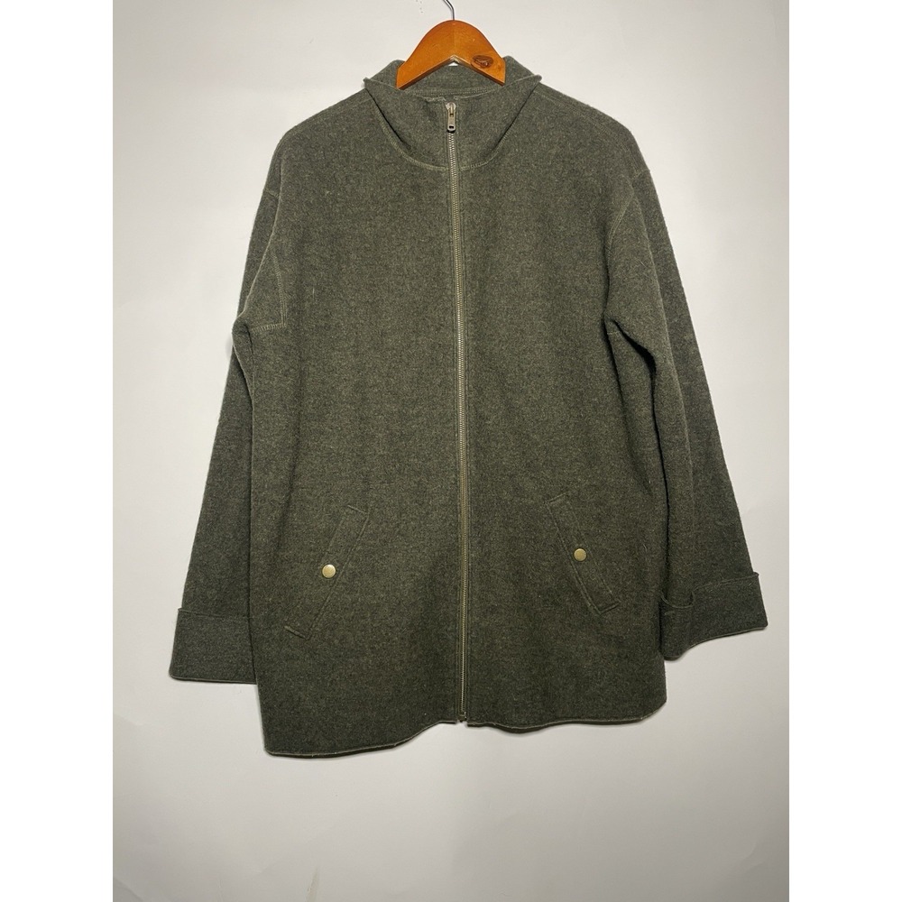 Ralph Lauren Dry Goods Supply Company Army Green Wool Coat Jacket Polo Medium‎